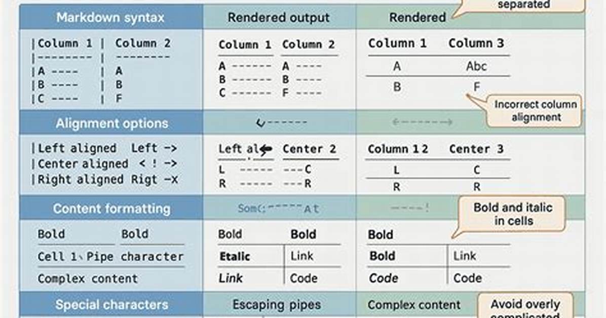 What Is Markdown Table?