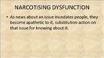 What Is Narcotising Dysfunction?