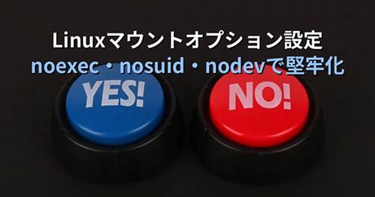 What Is Nodev in Linux?