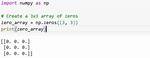What Is Numpy Zeros in Python