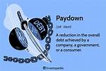 What Is Paydown Amount
