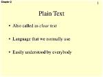 What Is Plain Text Called