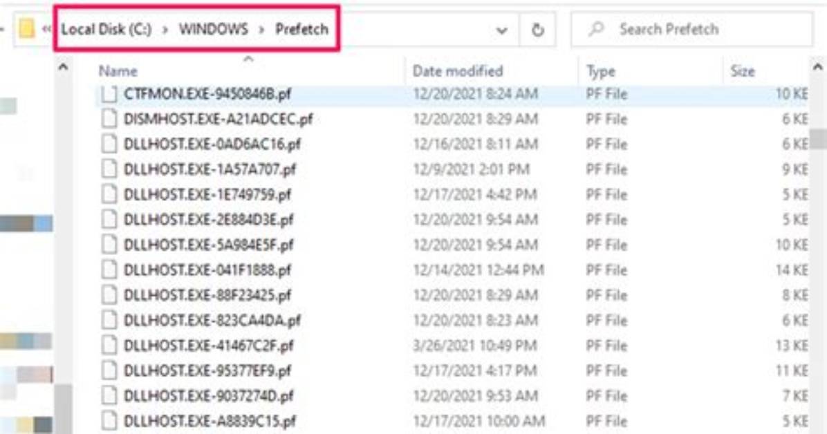 What Is Prefetch Folder?