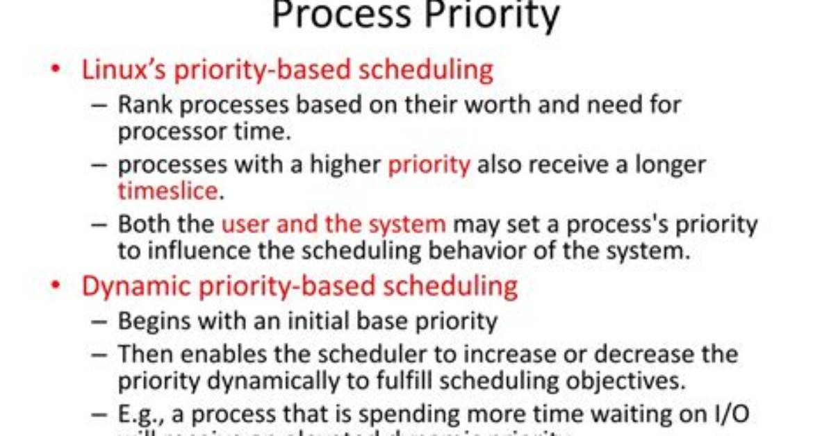 What Is Process Priority in Linux?