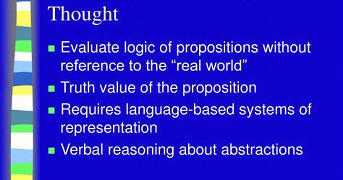 What Is Propositional Thought?