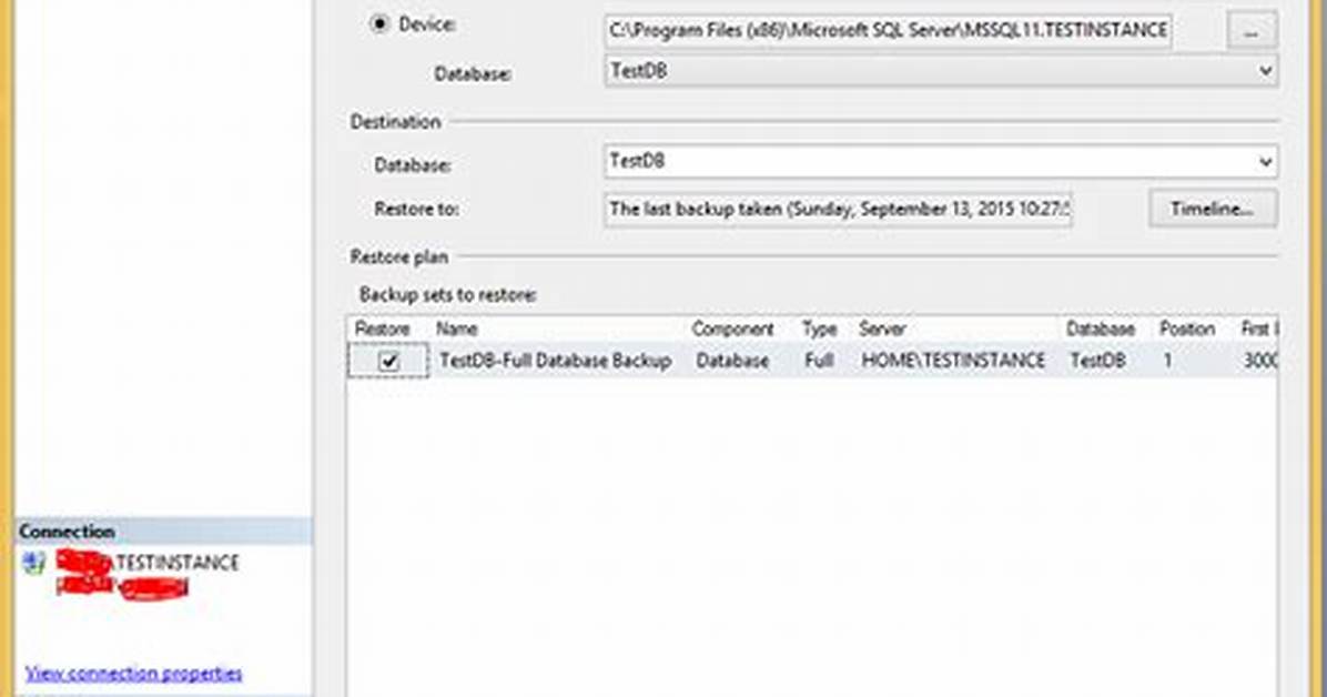 What Is Restoring Database in Sql Server