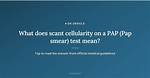 What Is Scant Cellularity?