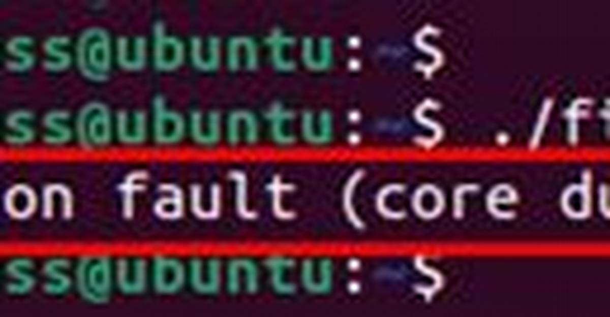What Is Segmentation Error in Linux?