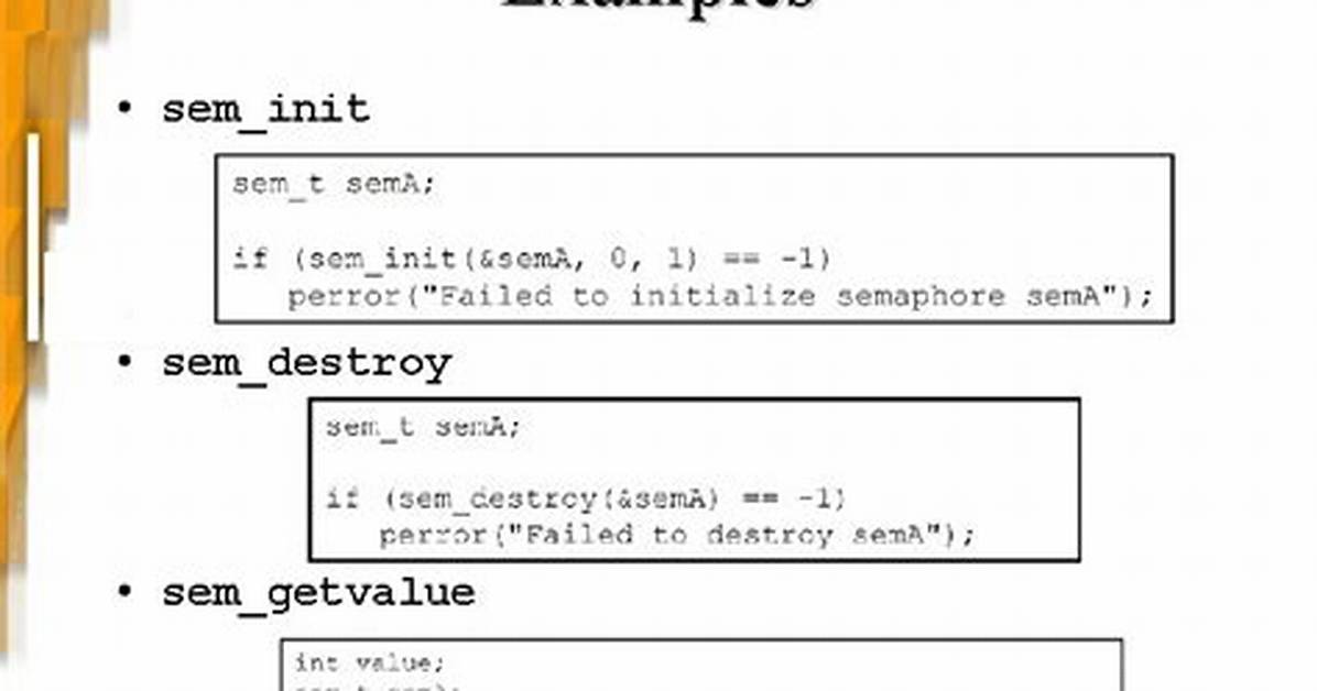 What Is Sem_Init?
