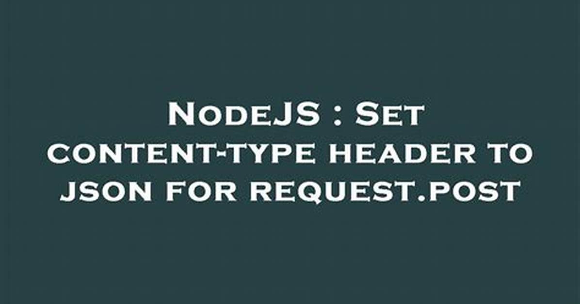 What Is setHeader in Node Js?