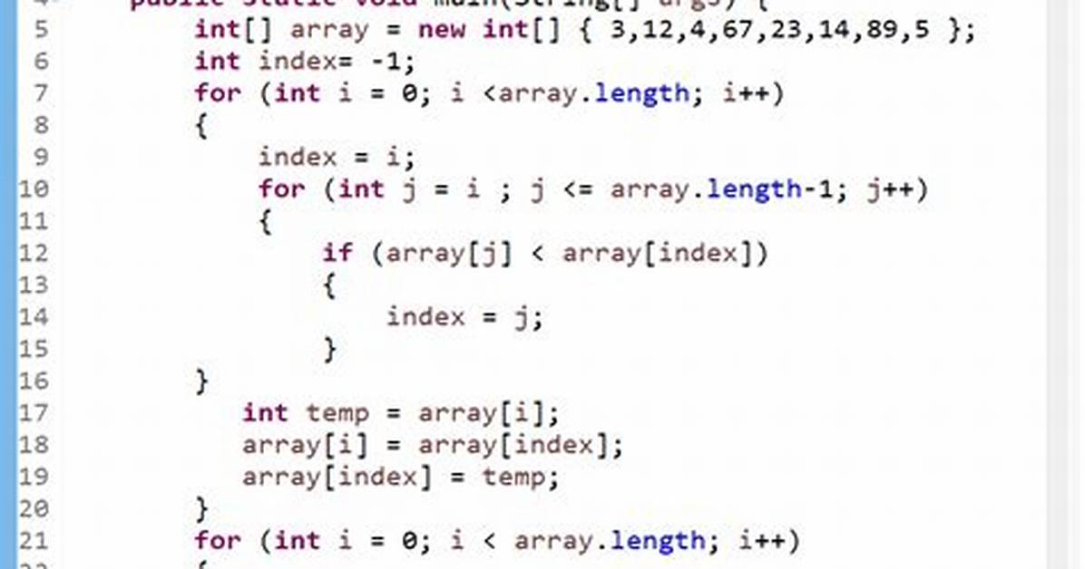 What Is Sort Method in Java