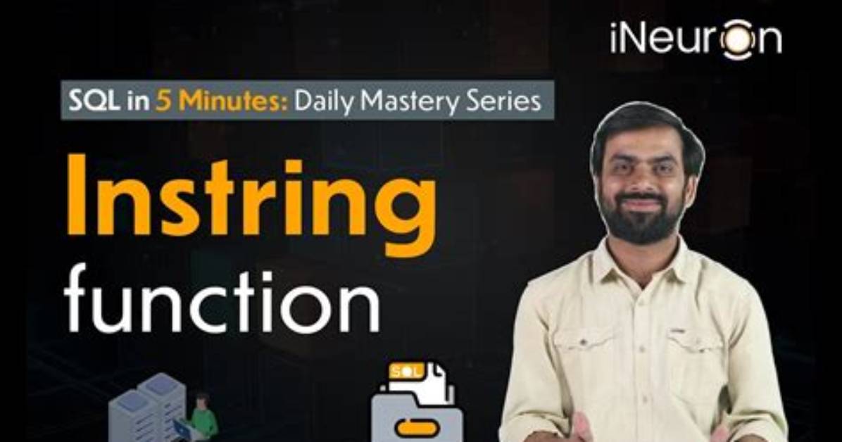 What Is Sql Instring