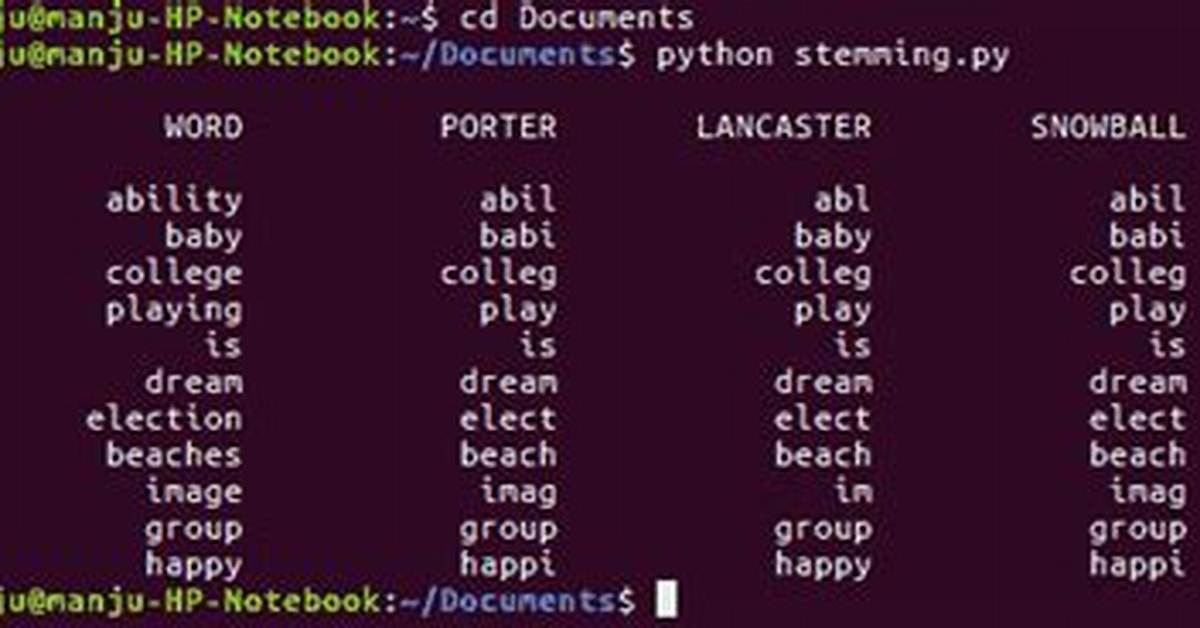 What Is Stemmers in Python?