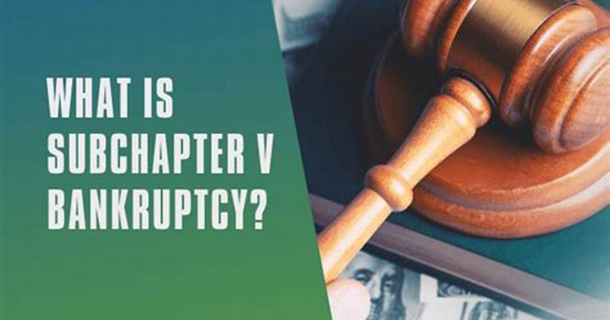 What Is Subchapter 5?