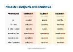 What Is Subjunctive Present