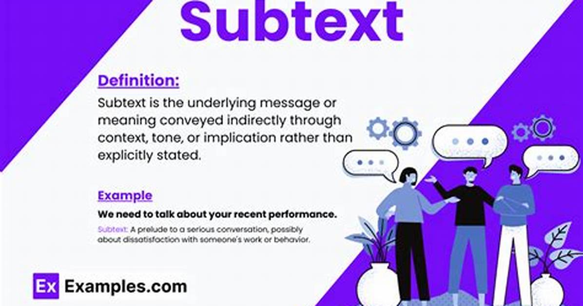 What Is Subtext