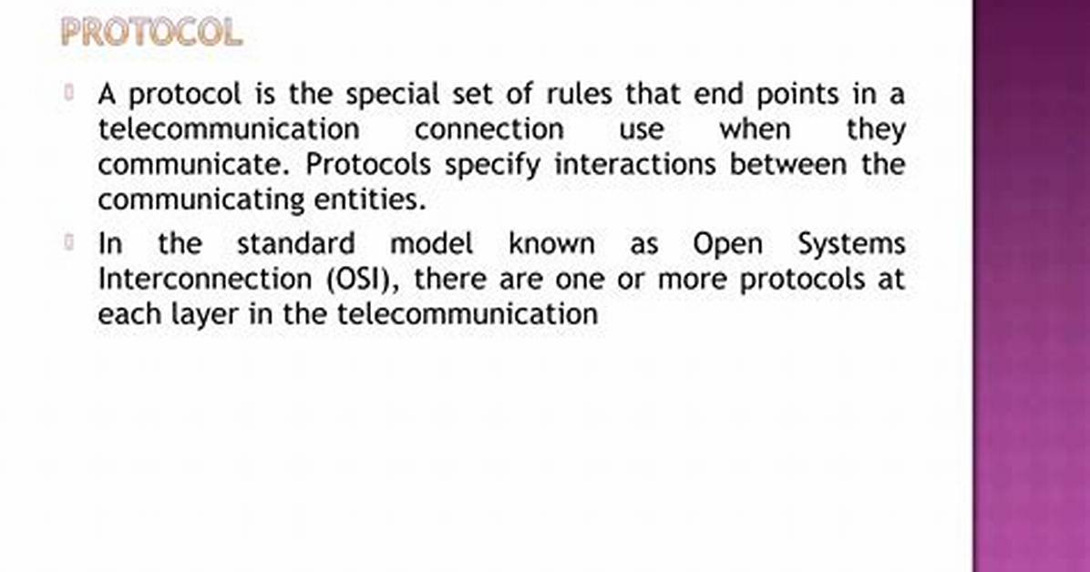 What Is Telecommunication Protocol?