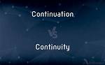 What Is the Difference Between a Continuation and a Continuation in Part?