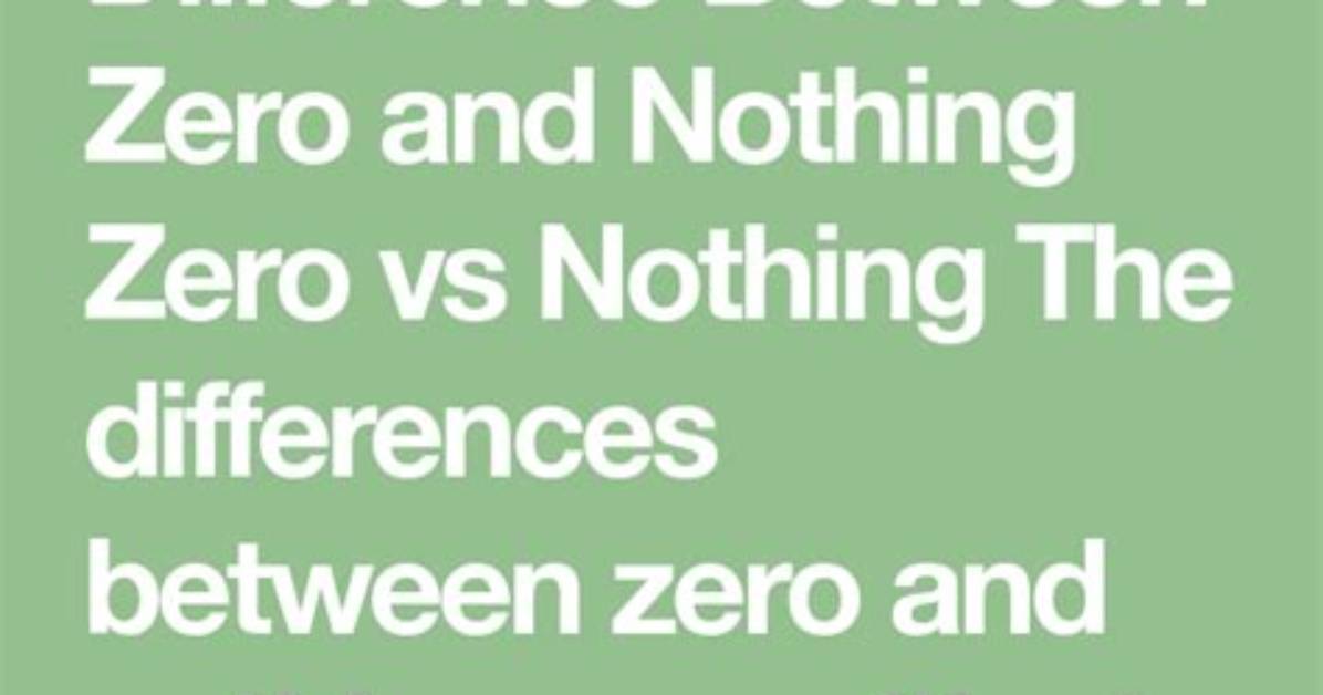 What Is the Difference Between a Zero Operator, Zero Function, Zero Scalar, and Zero Vector?