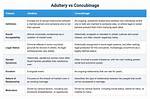 What Is the Difference Between Concubinage and Adultery?