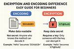 What Is the Difference Between Encoding Encrypting and Hashing?