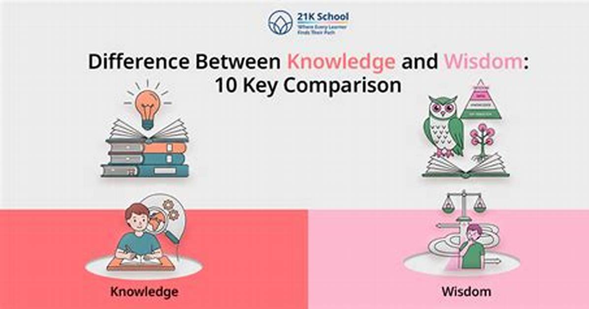What Is the Difference Between Knowledge Wisdom and Understanding?