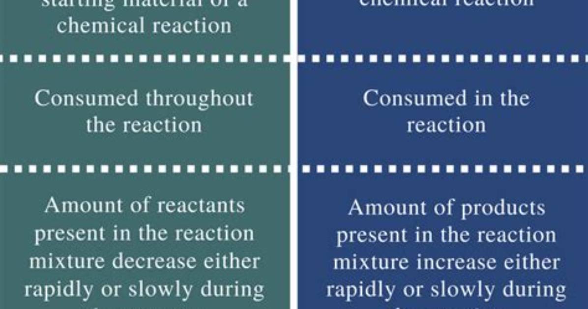 What Is the Difference Between Reactants and Products?