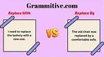 What Is the Difference Between Replace and Substitute?