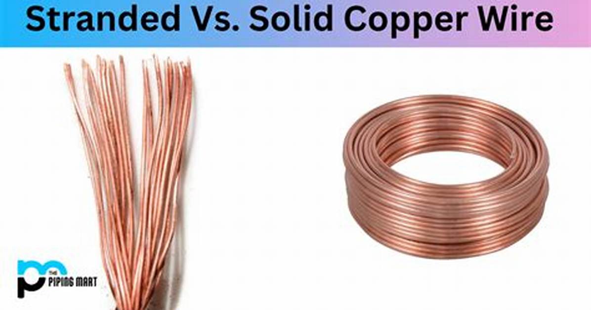 What Is the Difference Between Solid Copper Wire and Stranded Copper Wire?