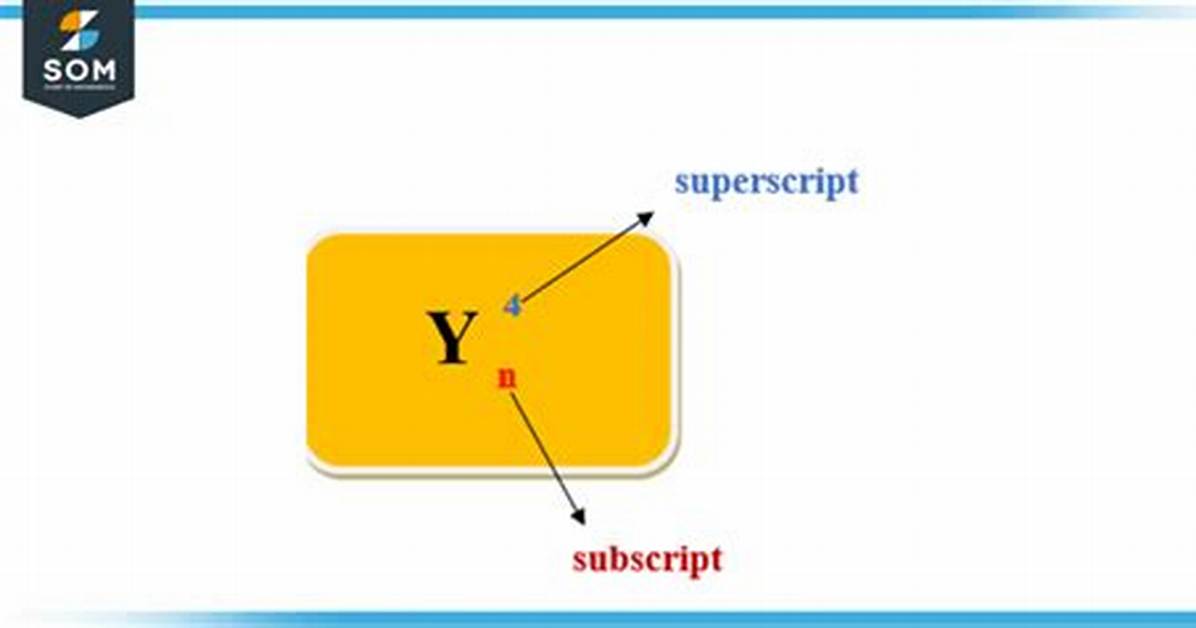 What Is the Difference Between Subscripted and Superscripted Text?