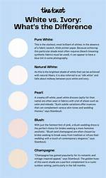 What Is the Difference Between White & Ivory?