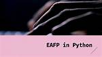 What Is the Eafp Principle in Python?