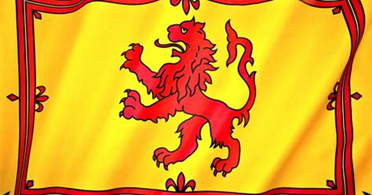 What Is the Lion Rampant Flag of Scotland Used at Queen's Funeral and Why Is It Different from Saltire?