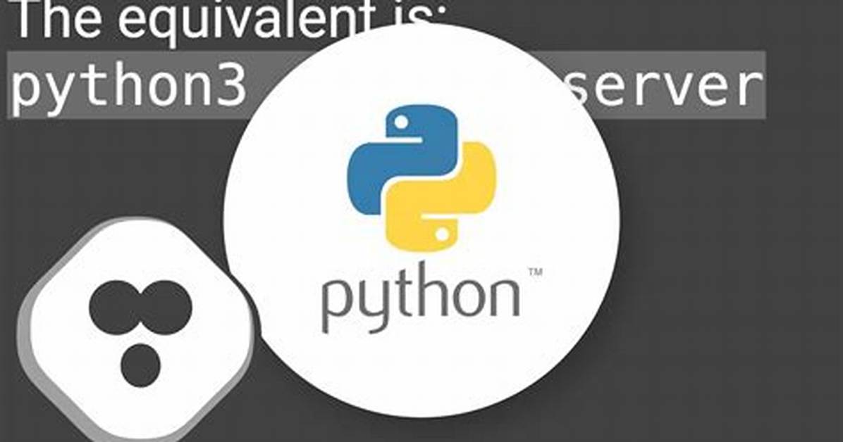 What Is the Python 3 Equivalent of "Python -M Simplehttpserver"