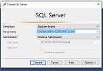 What Is the Server Name for Sql Management Studio?