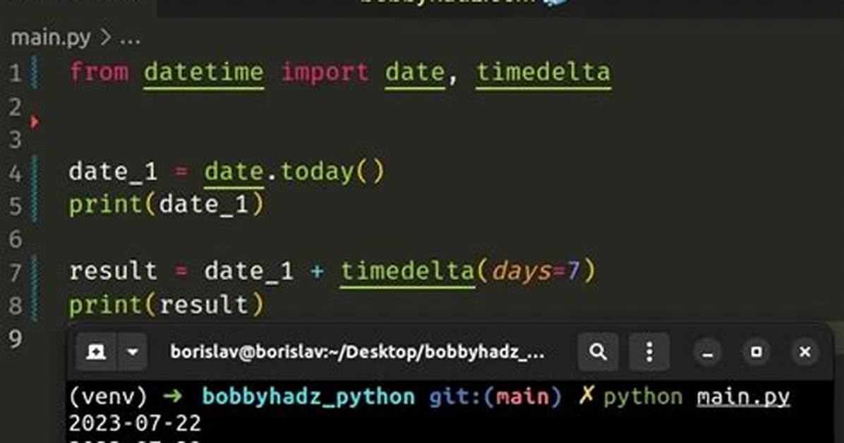 What Is Today Date in Python?