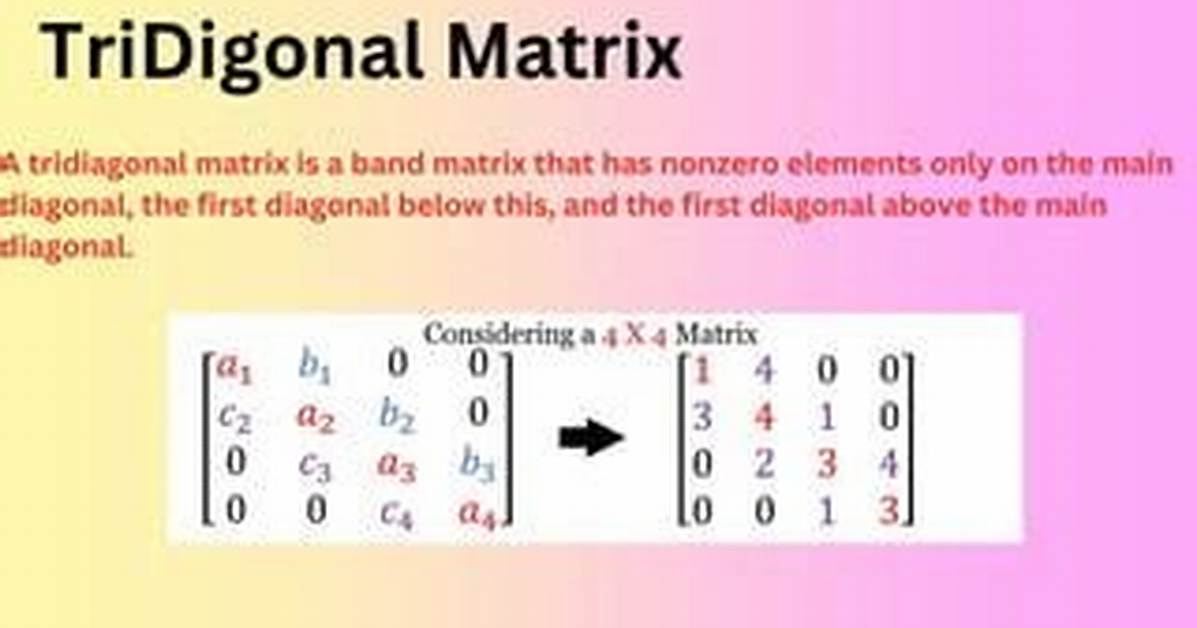 What Is Tridiagonal Matrix?
