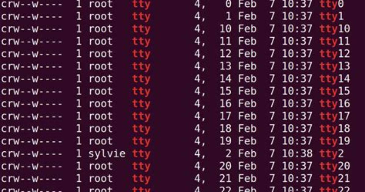 What Is Tty Mode Linux?