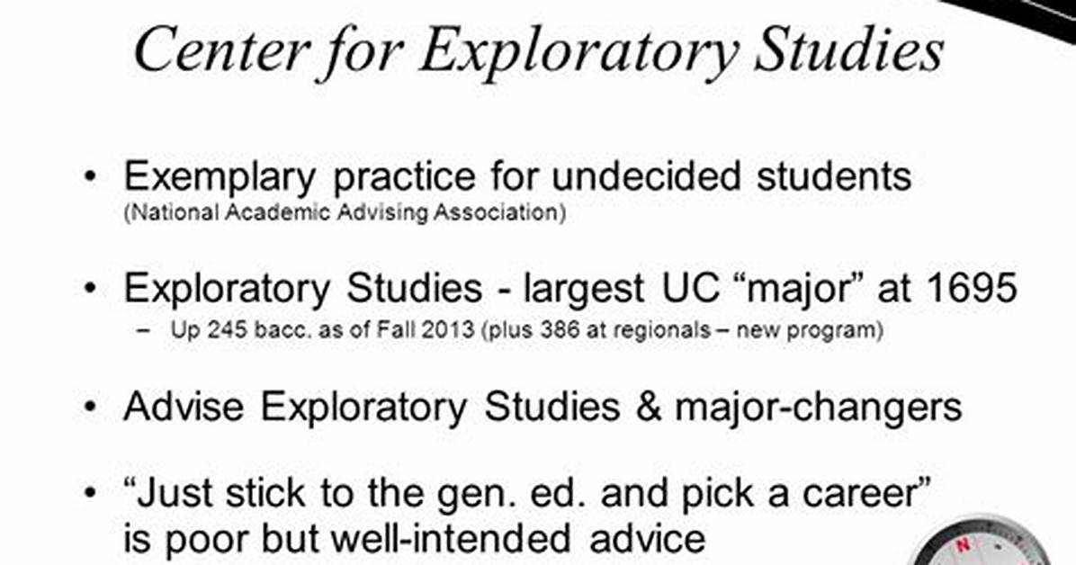 What Is Uc Exploratory Program?