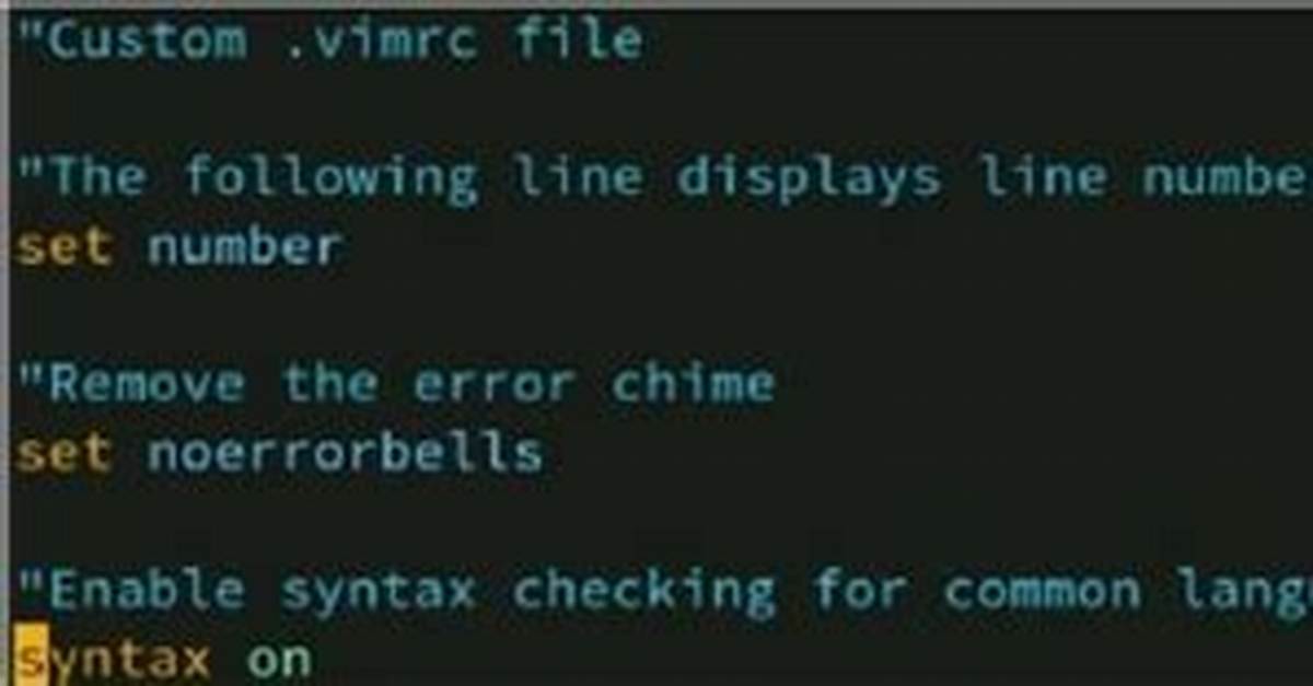 What Is Vimrc in Linux?