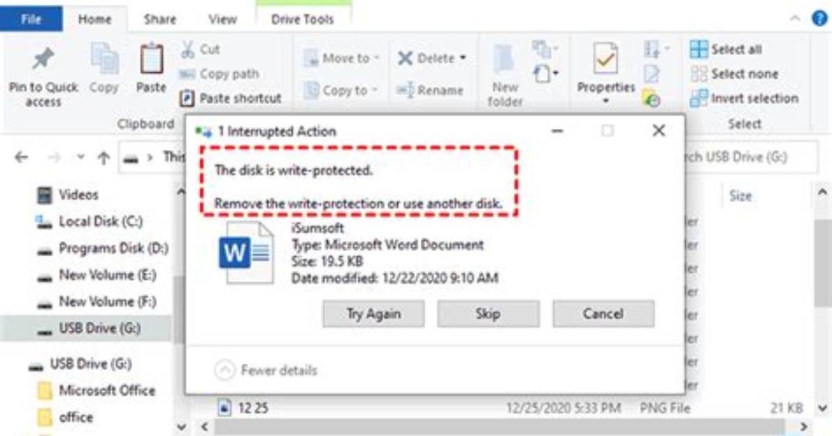 What Is Write Protected Disk?