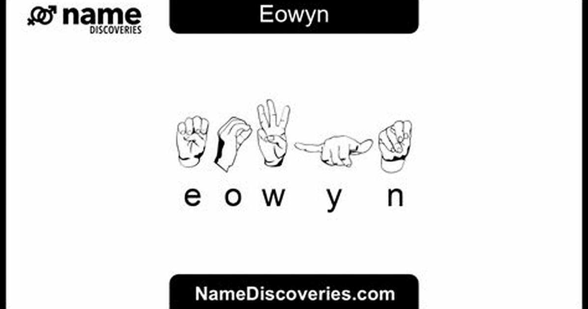What Language Does Eowyn Sing in?