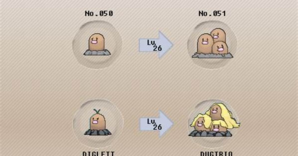 What Level Does Diglett Evolve