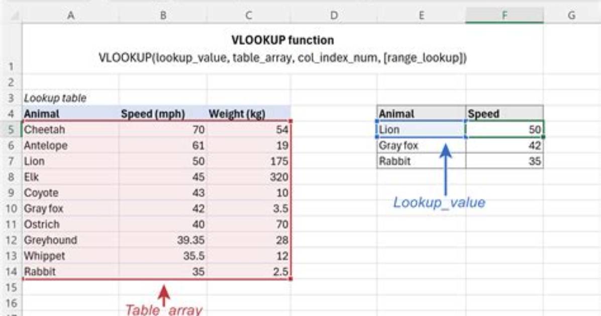 What Lookup Function in Excel?