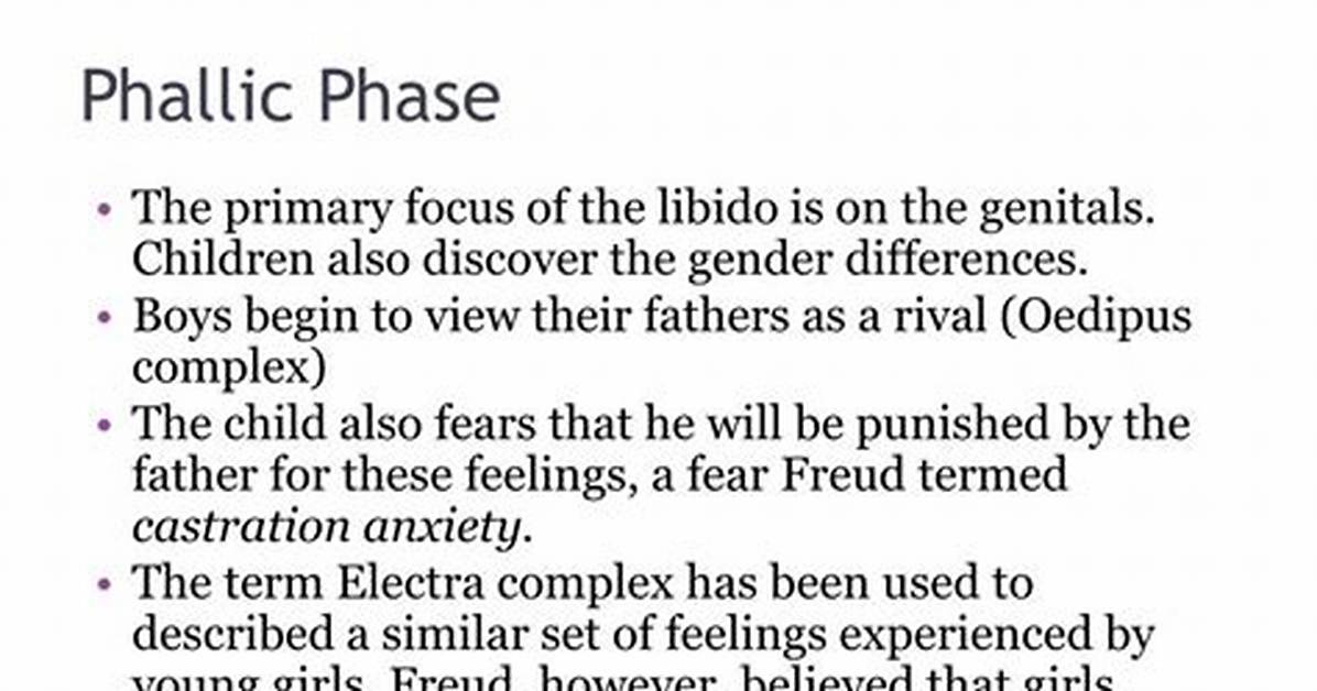 What Phallic Phase Mean?