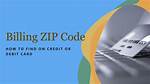 What’s a Billing Zip Code