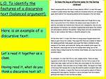What's a Discursive Text?
