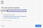 What's a Dns Error?