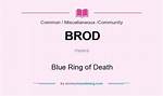 What's Does Brod Mean?