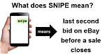 What's Does Snipe Mean?
